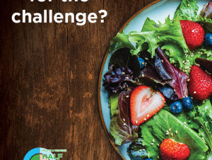 Mettre au défi ses habitudes alimentaires avec Visez la moitié pour votre santé!