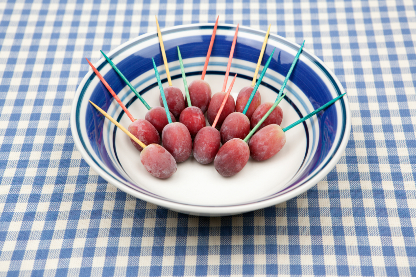 Frozen Red Grapes