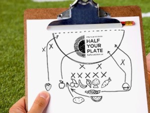 It’s easy to fill Half Your Plate, even at a Tailgating Party!