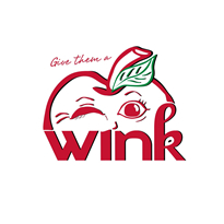 Give them a Wink Apples Logo