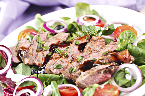 Ceasar Steak and Warm Potato Salad