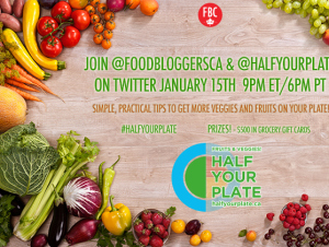 Join us and Food Bloggers of Canada for a Twitter Party on Jan. 15 – Great Prizes!