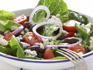 Mixed Greens with Creamy Balsamic Dressing