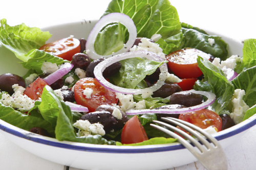 Mixed Greens with Creamy Balsamic Dressing