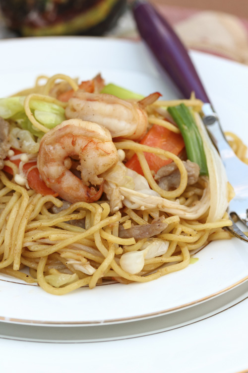 Shrimp and Vegetable Pasta