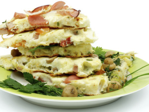 Western Omelette Stack for Two