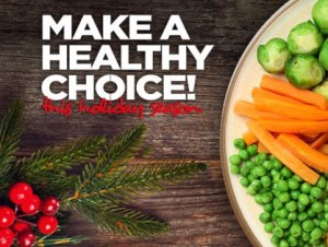 Quick tips for eating more fruits and veggies over the holidays!