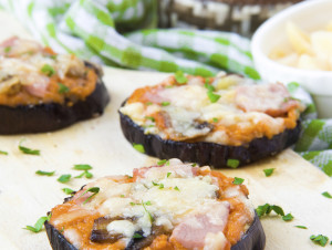 Eggplant pizza