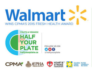 Walmart Canada Recognized for their Support of Half Your Plate