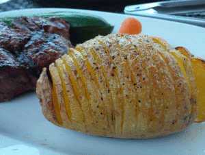 BBQ Hasselback Potatoes