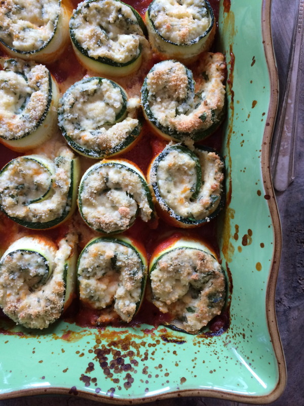 Zucchini Ricotta Rolls