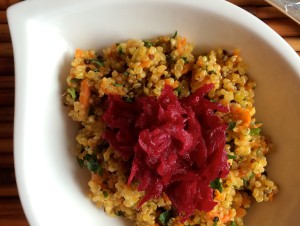 Fresh Beet and Quinoa Salad