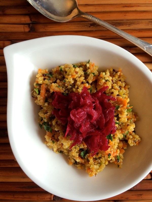 Fresh Beet and Quinoa Salad