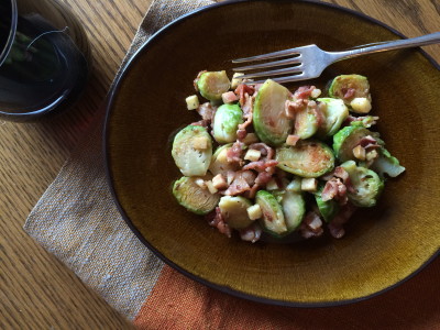 Apple Bacon Brussel Sprouts