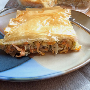 Cabbage filled phyllo