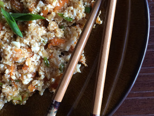 « Riz frit » au chou-fleur