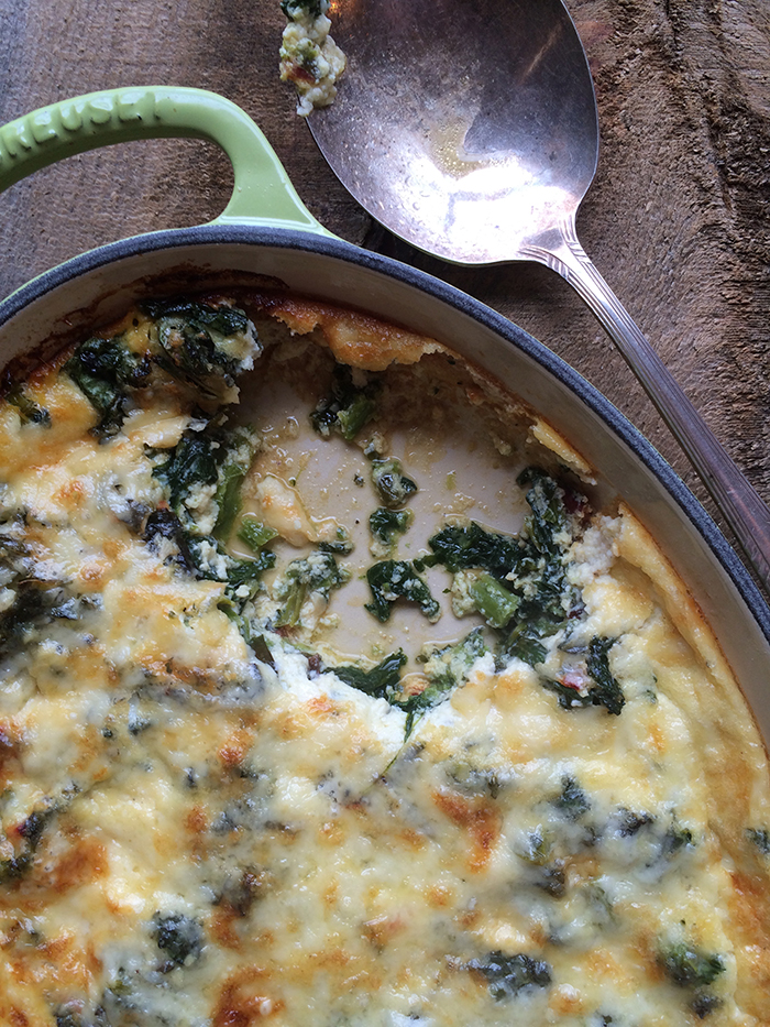 Greens Gratin