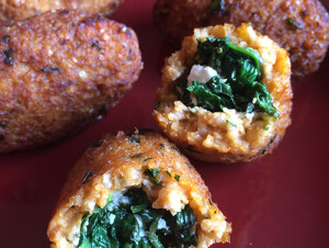 Spinach Filled Pumpkin Koftas