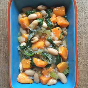 Sweet potato and bean stew