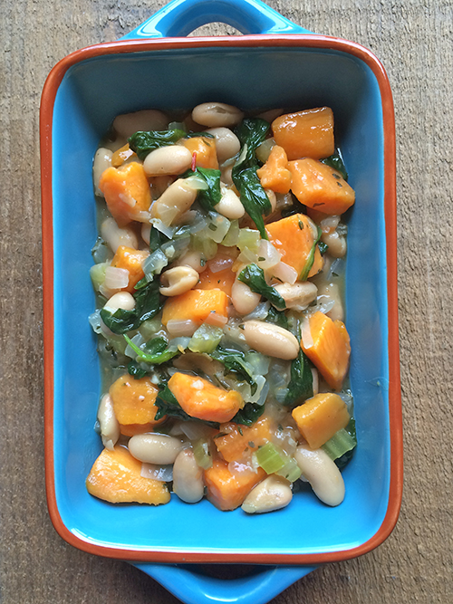 Sweet potato and bean stew