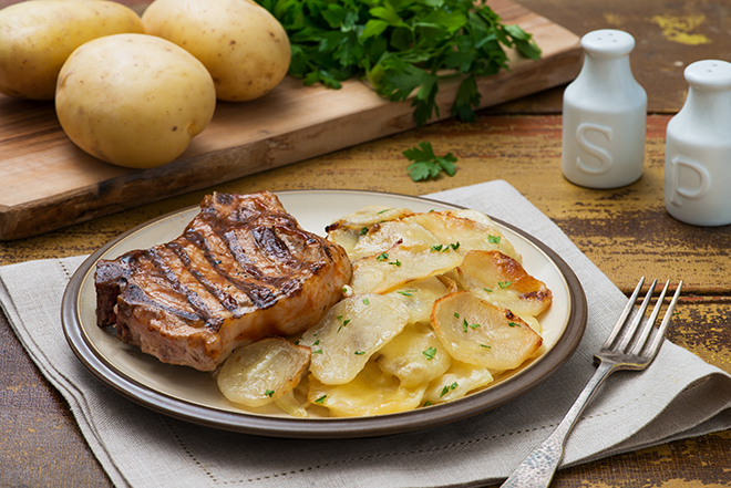 Slow Cooker Scalloped Potatoes