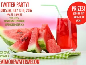 All About Watermelon and Twitter Party