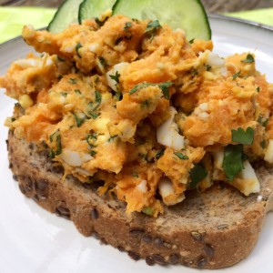 Egg and Sweet Potato Sandwich