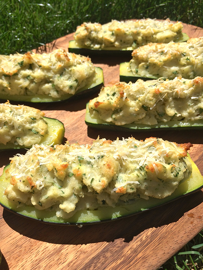 Potato Stuffed Zucchini from Emily Richards