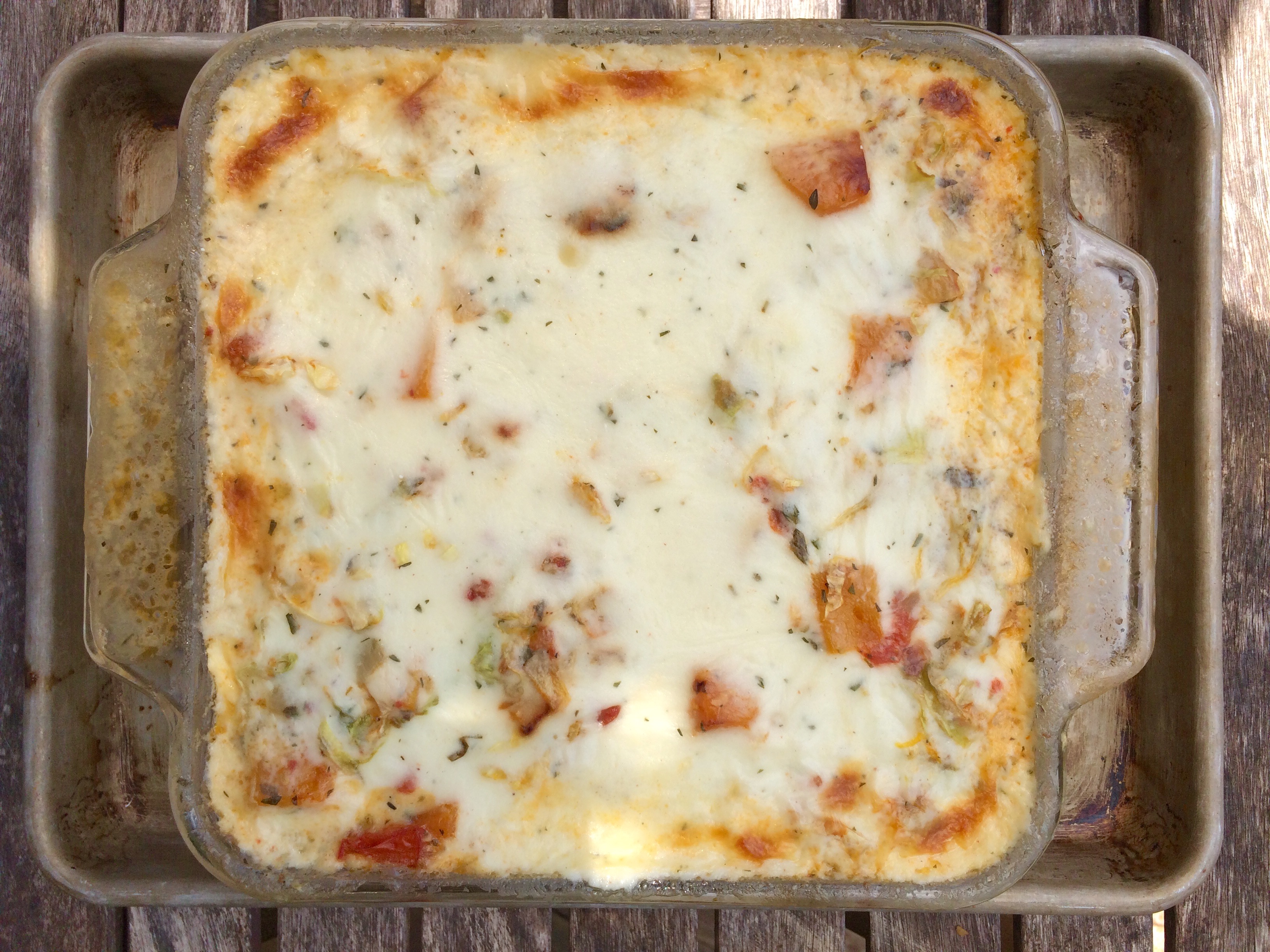 Squash and Tomato Cabbage Lasagna