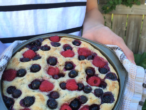 Blueberry Raspberry Focaccia