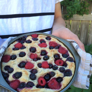 blueberry raspberry focaccia