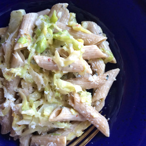 cabbage-and-garlic-pasta by Emily Richards