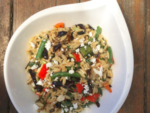 Mediterranean Orzo and Vegetable Salad
