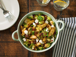 Warm Potato and Brussels Sprouts Salad