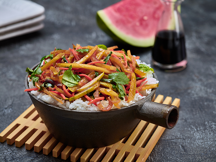 Watermelon Rind Stir Fry